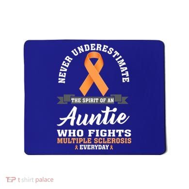 Auntie Fights Multiple Sclerosis Ms Warrior Cool Gift Mousepad