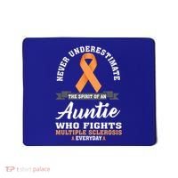 Auntie Fights Multiple Sclerosis Ms Warrior Cool Gift Mousepad thumb 0