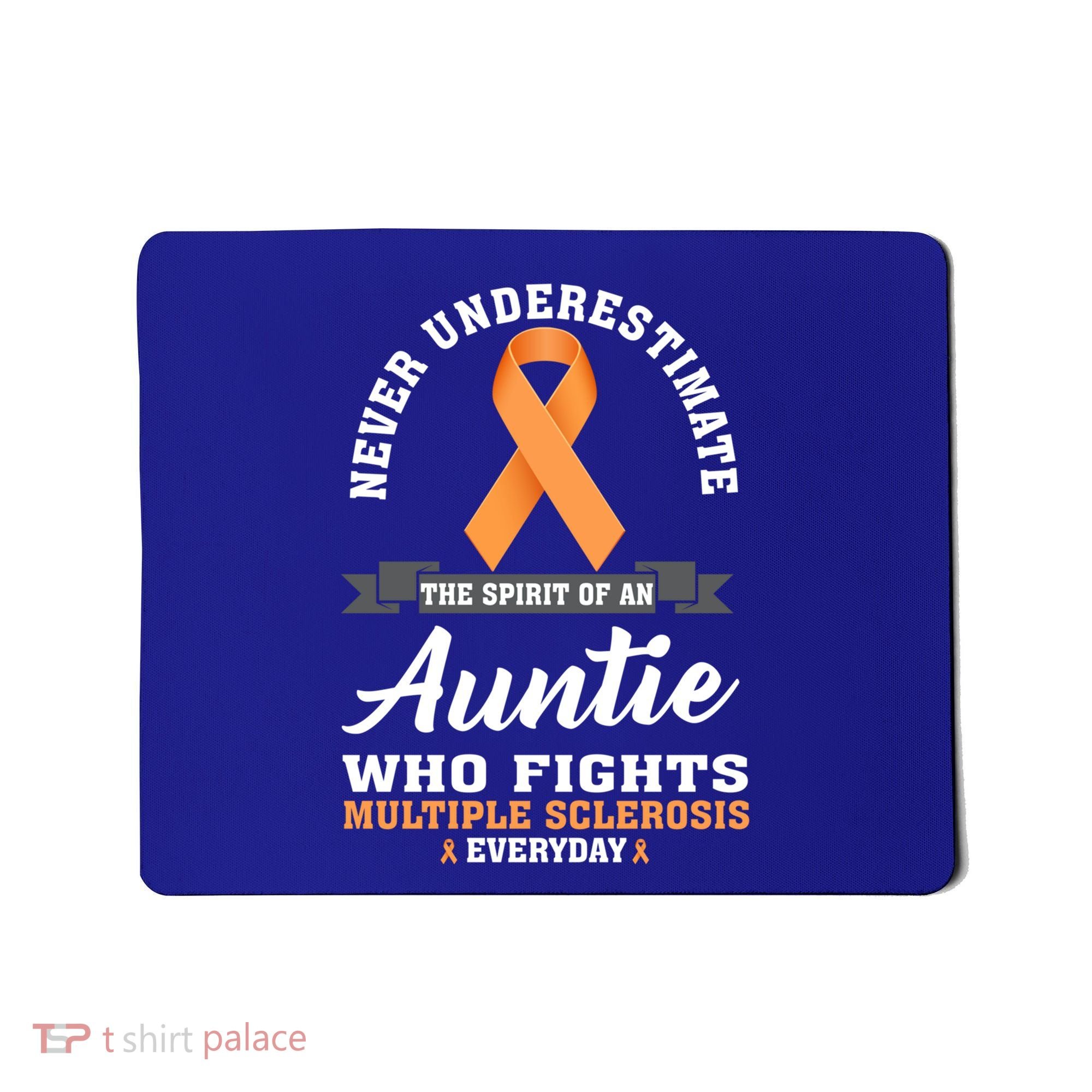 Auntie Fights Multiple Sclerosis Ms Warrior Cool Gift Mousepad