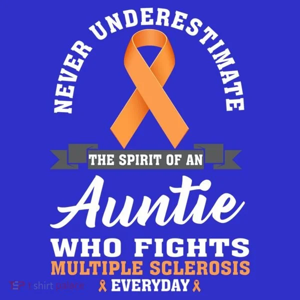 Auntie Fights Multiple Sclerosis Ms Warrior Cool Gift Women's Tank Top