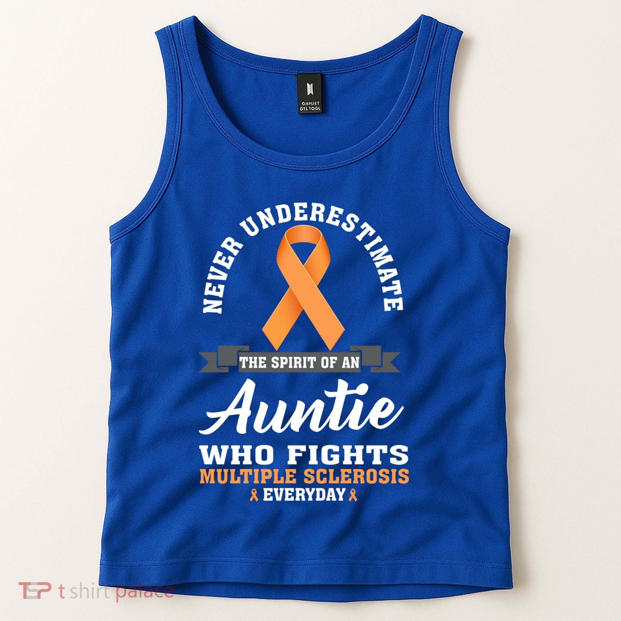 Auntie Fights Multiple Sclerosis Ms Warrior Cool Gift Tank Top