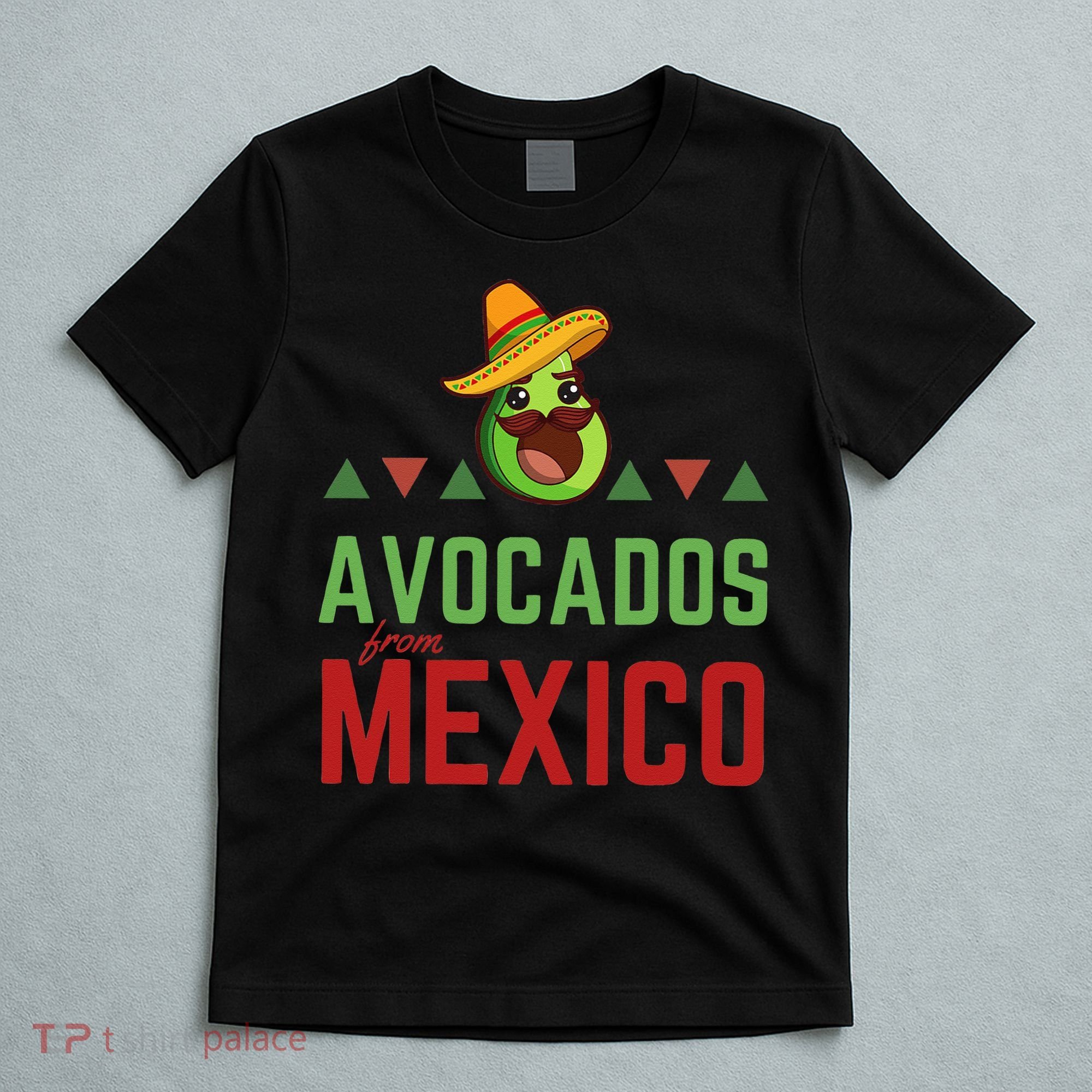 Avocados From Mexico Mexican Day Flag Avocado Costume T-Shirt