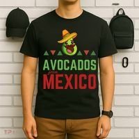 Avocados From Mexico Mexican Day Flag Avocado Costume T-Shirt thumb 6