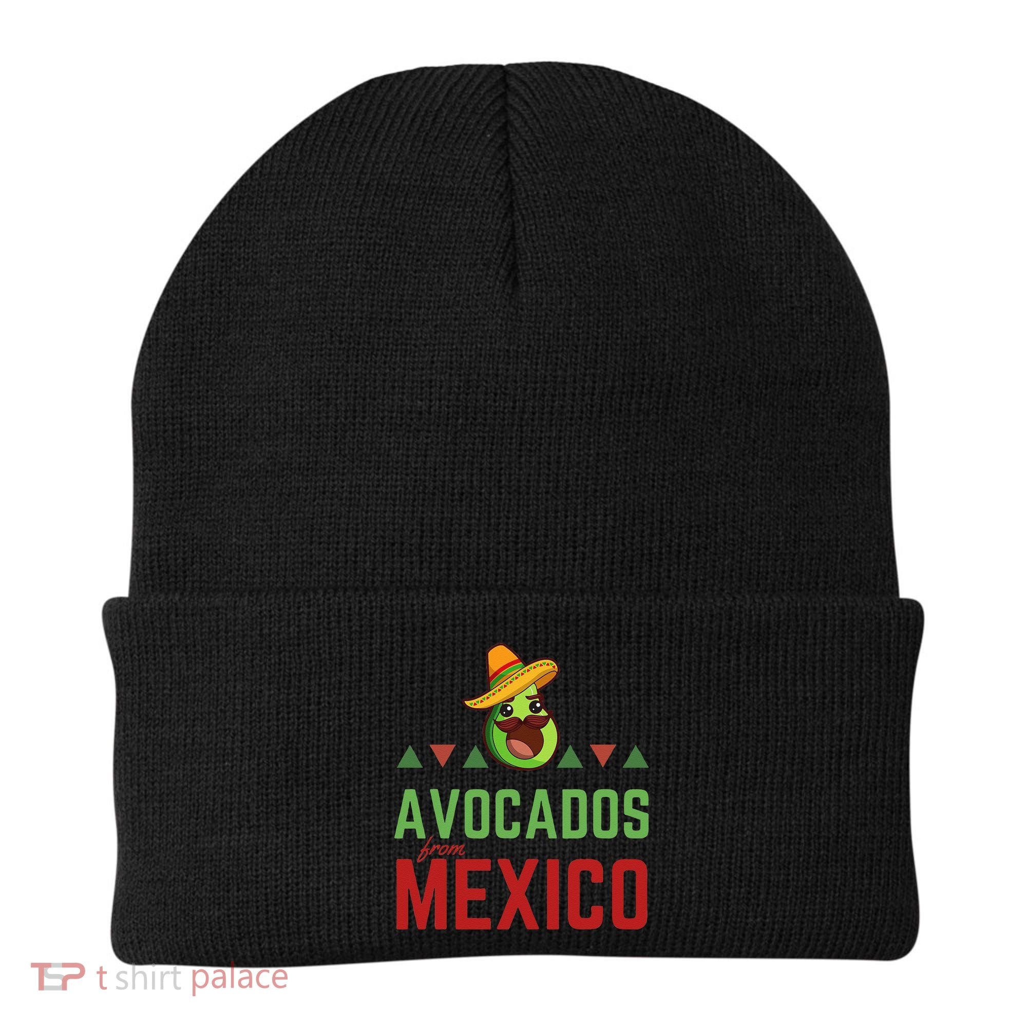 Avocados From Mexico Mexican Day Flag Avocado Costume Beanie