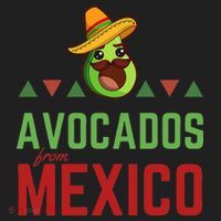 Avocados From Mexico Mexican Day Flag Avocado Costume Beanie thumb 2