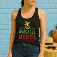 Avocados From Mexico Mexican Day Flag Avocado Costume Women's Tank Top thumb 2