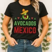 Avocados From Mexico Mexican Day Flag Avocado Costume Women's T-Shirt thumb 2