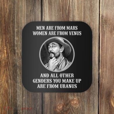 Are From Mars Humorous Space Enthusiast Coaster