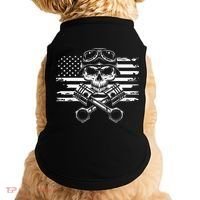 American Flag Motorcycle Apparel Motorcycle Doggie Tank thumb 0