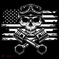 American Flag Motorcycle Apparel Motorcycle Doggie Tank thumb 4