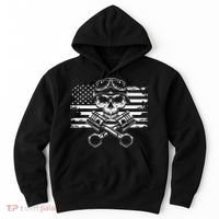 American Flag Motorcycle Apparel Motorcycle Hoodie thumb 0