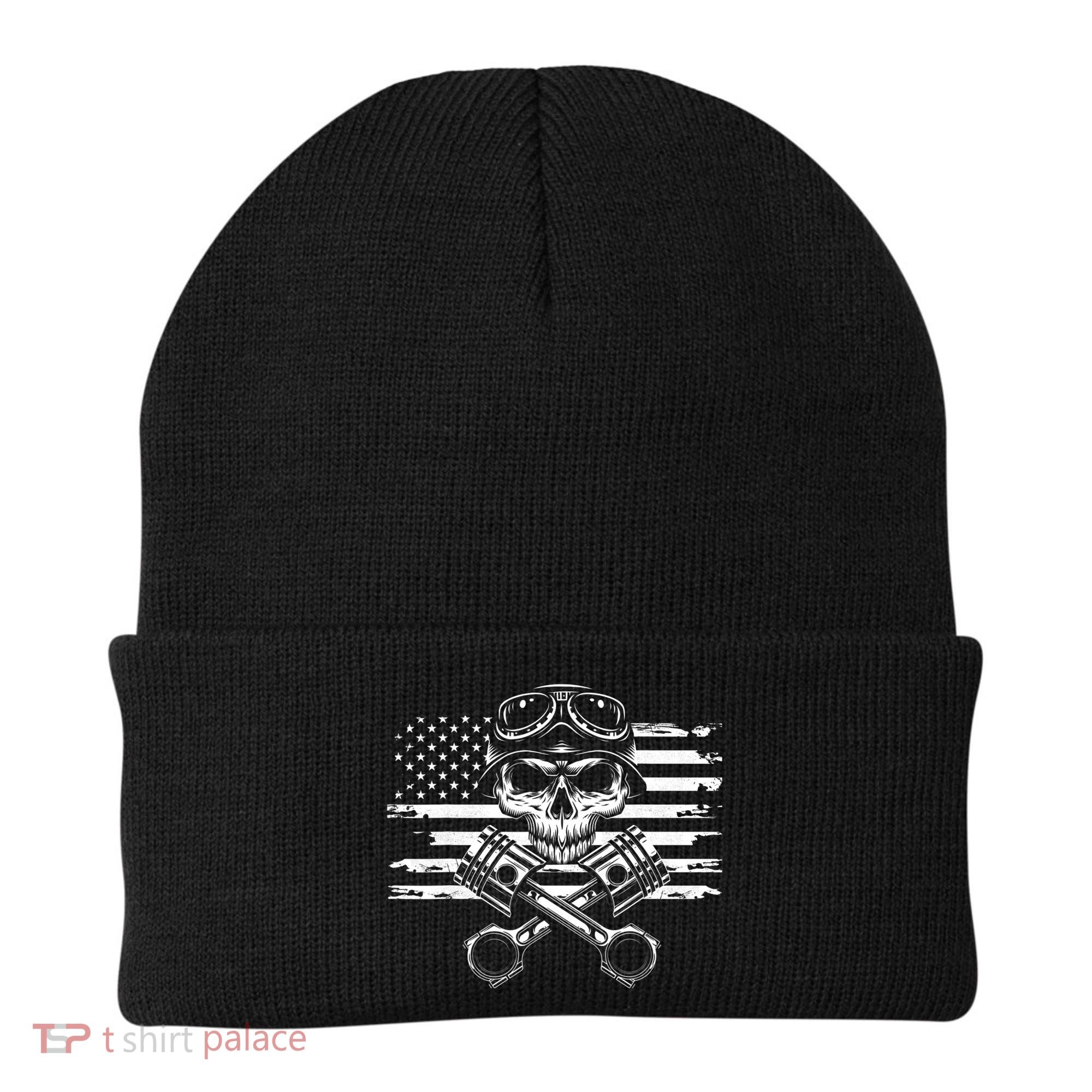 American Flag Motorcycle Apparel Motorcycle Beanie