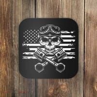 American Flag Motorcycle Apparel Motorcycle Coaster thumb 0
