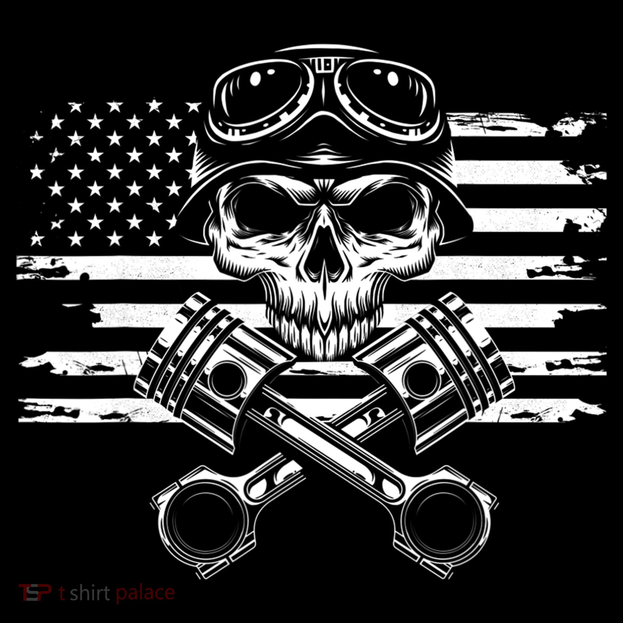 American Flag Motorcycle Apparel Motorcycle Coaster