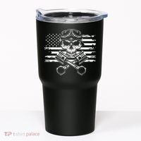 American Flag Motorcycle Apparel Motorcycle Tumbler thumb 0