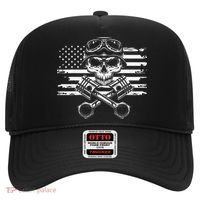 American Flag Motorcycle Apparel Motorcycle Hat thumb 0