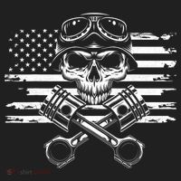 American Flag Motorcycle Apparel Motorcycle Hat thumb 2