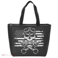 American Flag Motorcycle Apparel Motorcycle Tote Bag thumb 0