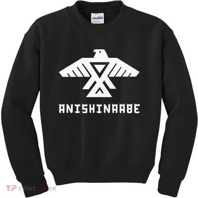Anishinaabe First Nations Thunderbird Ojibwe Indigenous Kids Sweatshirt