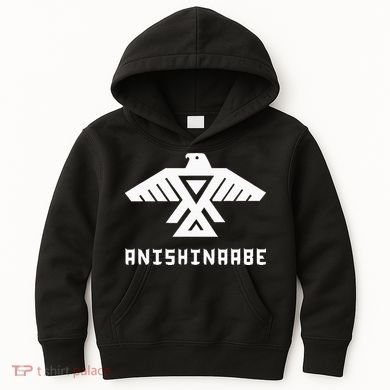Anishinaabe First Nations Thunderbird Ojibwe Indigenous Kids Hoodie