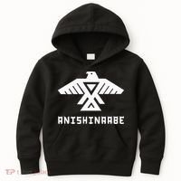 Anishinaabe First Nations Thunderbird Ojibwe Indigenous Kids Hoodie thumb 0