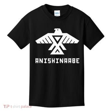 Anishinaabe First Nations Thunderbird Ojibwe Indigenous Kids T-Shirt