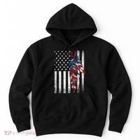 American Flag - Native Feather Month Indigenous Funny Gift Hoodie thumb 0