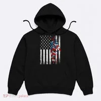 American Flag - Native Feather Month Indigenous Funny Gift Hoodie thumb 0