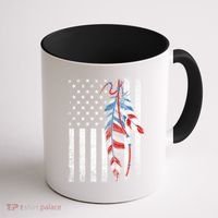 American Flag - Native Feather Month Indigenous Funny Gift Coffee Mug thumb 1