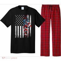 American Flag - Native Feather Month Indigenous Funny Gift Pajama Set thumb 0