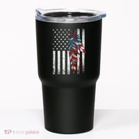 American Flag - Native Feather Month Indigenous Funny Gift Tumbler thumb 0