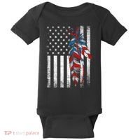 American Flag - Native Feather Month Indigenous Funny Gift Baby Bodysuit thumb 0