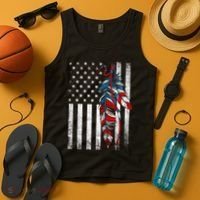 American Flag - Native Feather Month Indigenous Funny Gift Tank Top thumb 4
