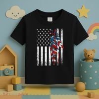 American Flag - Native Feather Month Indigenous Funny Gift Toddler T-Shirt thumb 3