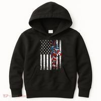 American Flag - Native Feather Month Indigenous Funny Gift Kids Hoodie thumb 0