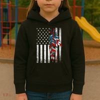 American Flag - Native Feather Month Indigenous Funny Gift Kids Hoodie thumb 3