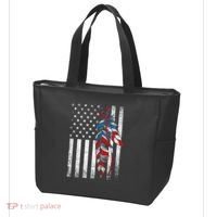 American Flag - Native Feather Month Indigenous Funny Gift Tote Bag thumb 3