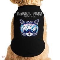 Angel Fire New Mexico Funny Cat Ski Googles Doggie Tank thumb 0