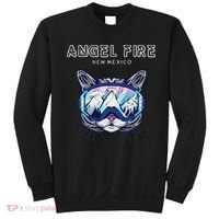 Angel Fire New Mexico Funny Cat Ski Googles Sweatshirt thumb 0