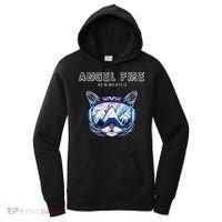 Angel Fire New Mexico Funny Cat Ski Googles Women's Hoodie thumb 0