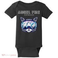 Angel Fire New Mexico Funny Cat Ski Googles Baby Bodysuit thumb 0