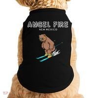 Angel Fire New Mexico Funny Ski Grizzly Bear Meaningful Gift Doggie Tank thumb 0