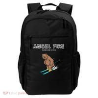 Angel Fire New Mexico Funny Ski Grizzly Bear Meaningful Gift Backpack thumb 0