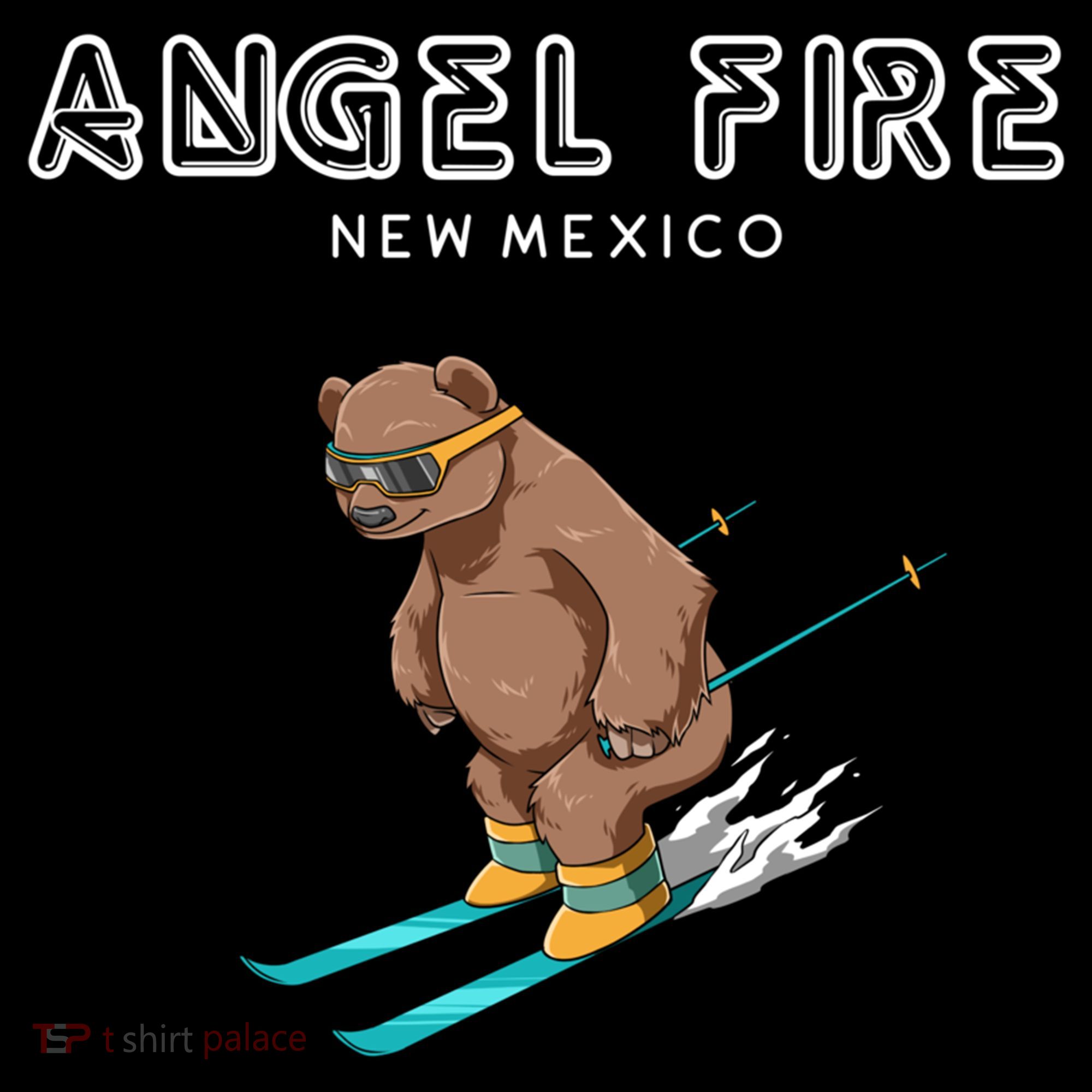 Angel Fire New Mexico Funny Ski Grizzly Bear Meaningful Gift Coffee Mug