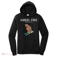 Angel Fire New Mexico Funny Ski Grizzly Bear Meaningful Gift Women's Hoodie thumb 0