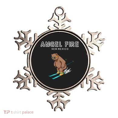 Angel Fire New Mexico Funny Ski Grizzly Bear Meaningful Gift Ornament