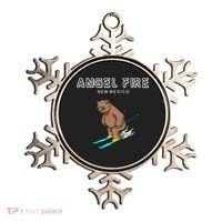 Angel Fire New Mexico Funny Ski Grizzly Bear Meaningful Gift Ornament thumb 0