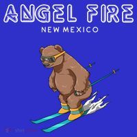 Angel Fire New Mexico Funny Ski Grizzly Bear Meaningful Gift Sweatshirt thumb 3