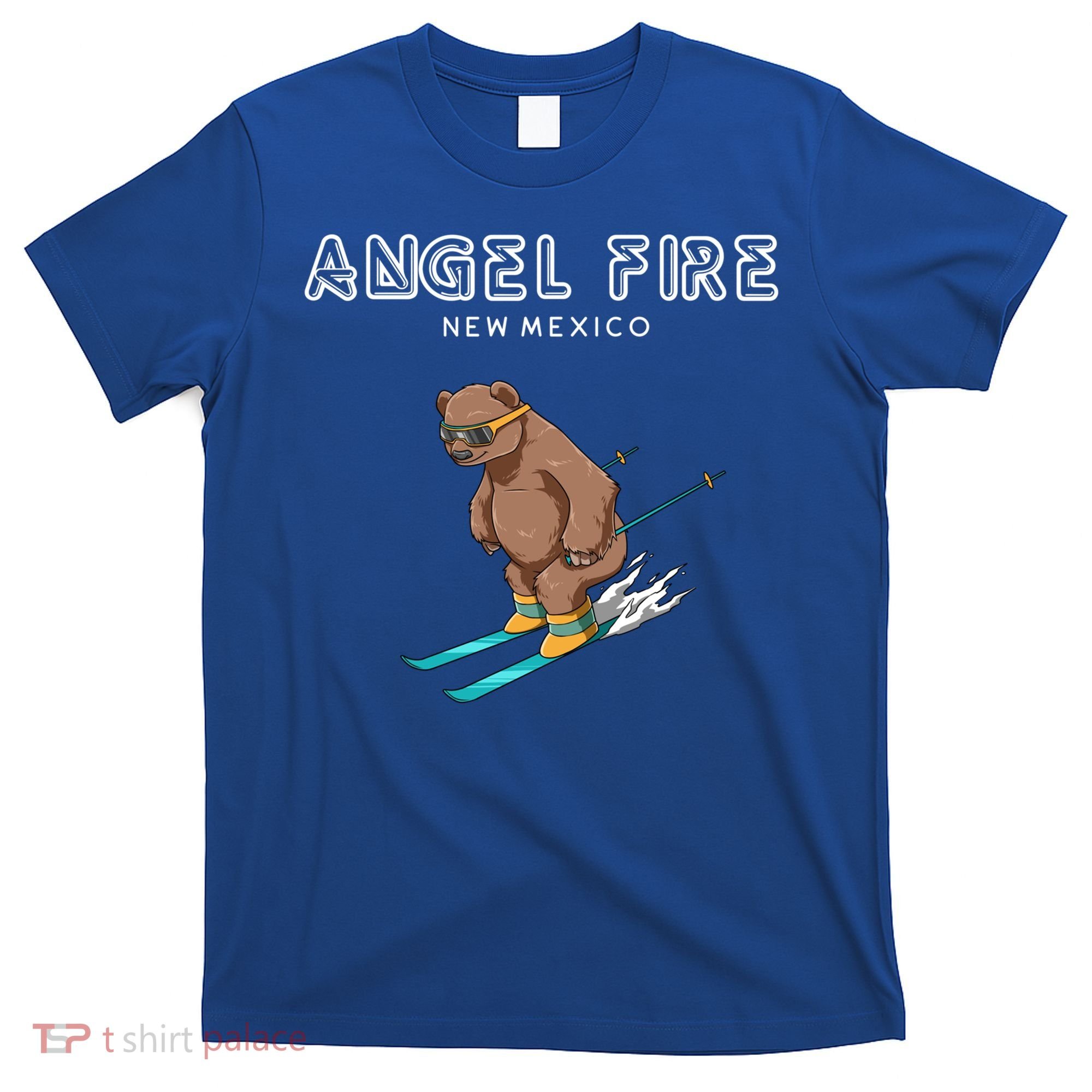 Angel Fire New Mexico Funny Ski Grizzly Bear Meaningful Gift T-Shirt