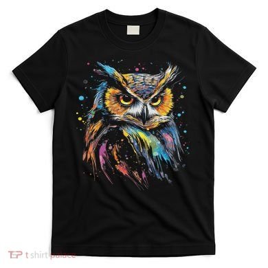 Artwork Fantasy Owl Bird T-Shirt